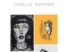 Tablet Screenshot of janellenavarro.com